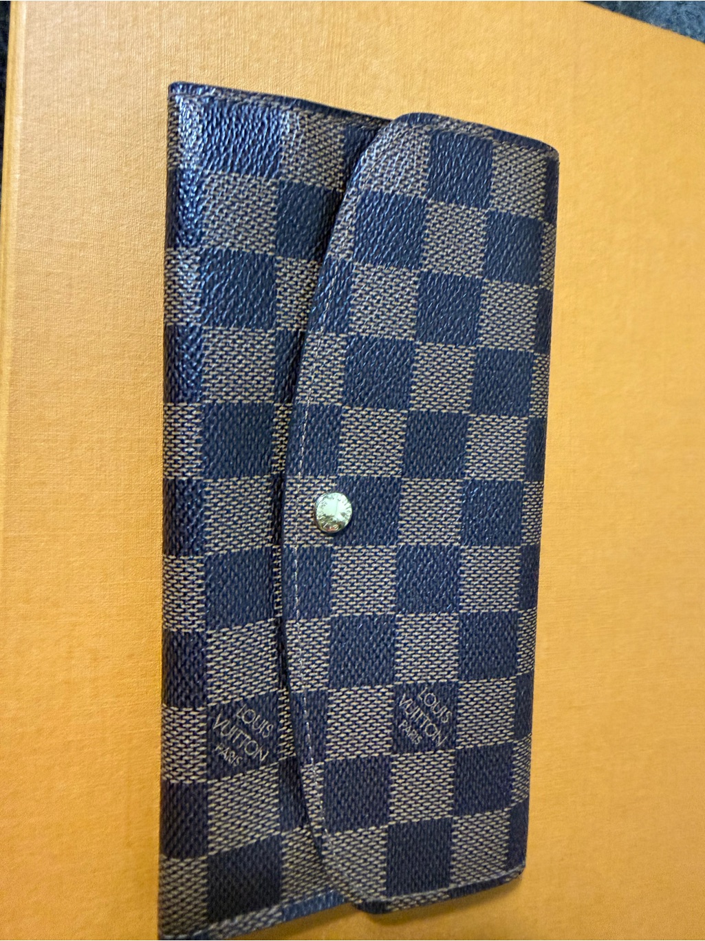 Louis Vuitton Brown De International Long Wallet Unisex